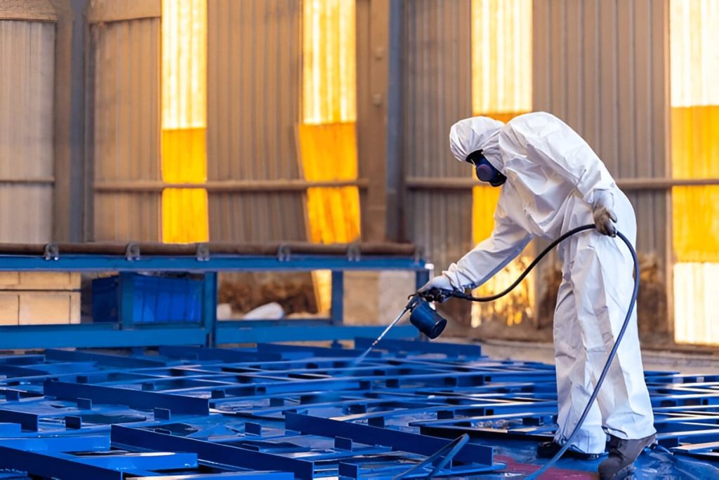 Qué es la pintura industrial. Tipos de pintura industrial.